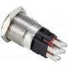 TRU COMPONENTS TC-12647548 tlačítko 250 V/AC 3 A 1x vyp/(zap) IP65 RGB bez aretace nerezová ocel 1 ks