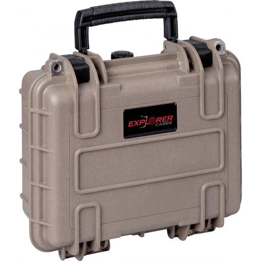 Explorer Cases 2712HL.D desert tan with pick & pluck foam outdoorový kufřík, (š x v x h) 28 x 20 x 12 cm, písková, 2712HL.D