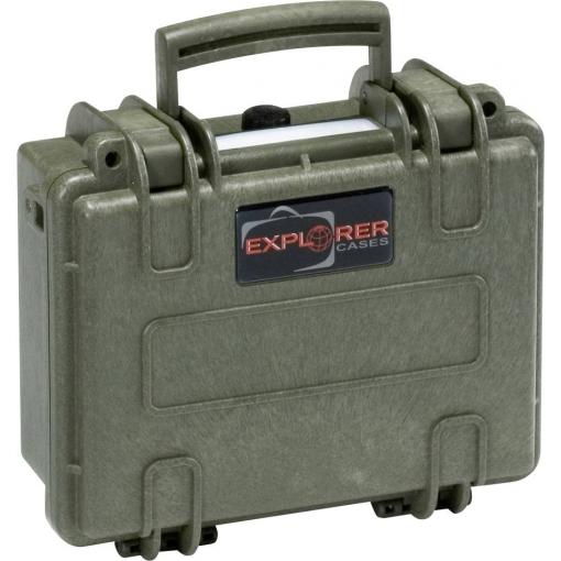 Explorer Cases 2209.G green with pick & pluck foam outdoorový kufřík, (š x v x h) 22 x 16 x 10 cm, olivově zelená , 2209.G