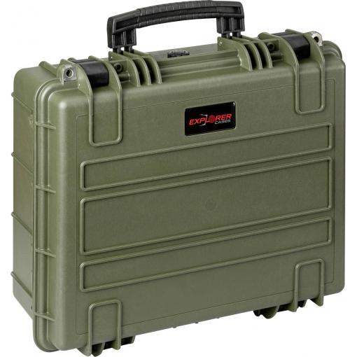 Explorer Cases 4419HL.G E green empty outdoorový kufřík, (š x v x h) 45 x 35 x 19 cm, olivově zelená , 4419HL.G E