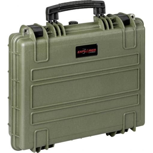 Explorer Cases 4412HL.G E green empty outdoorový kufřík, (š x v x h) 45 x 35 x 13 cm, olivově zelená , 4412HL.G E