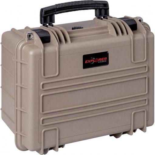 Explorer Cases 3823HL.D desert tan with pick & pluck foam outdoorový kufřík, (š x v x h) 38 x 27 x 23 cm, písková, 3823HL.D