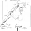 SpeaKa Professional rameno na monitory SP-MM-970 1 Displej: (s) 43,2 cm (17) - 124,5 cm (49) černá nastavitelná výška, naklápěcí, nakláněcí