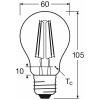 OSRAM HOMELIGHTING 4058075845664 LED Energetická třída (EEK2021) E (A - G) E27 7 W = 60 W teplá bílá (Ø x v) 60 mm x 60 mm 6 ks