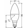 OSRAM HOMELIGHTING 4099854340314 LED Energetická třída (EEK2021) F (A - G) E14 4.9 W = 40 W teplá bílá (Ø x v) 37 mm x 37 mm 3 ks