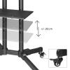 Hama 00220874 TV kolečkový vozík 81,3 cm (32) - 190,5 cm (75) nastavitelná výška