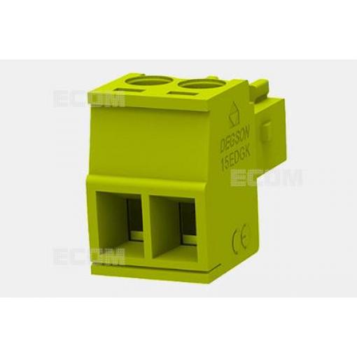 Svorkovnice 15EDGK-3.50-02P, 2 póly, 250 V / 7 A, 180°