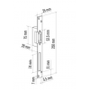 BEFO 1221 elektromagnetický zámek dveří BEFO1221