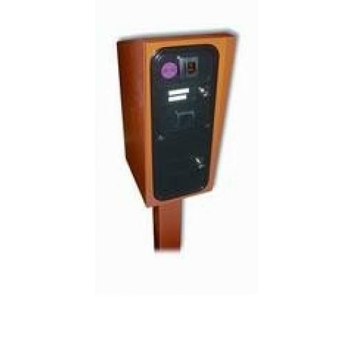 Uzamykatelný žetonový nebo mincovní automat