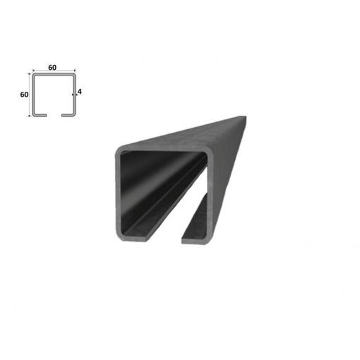 C60X - nosný C profil 60x60x4 mm pro samonosné posuvné brány - C60X - nosný C profil 60x60x4 mm pro samonosné posuvné brány, 1 m, cena za kus