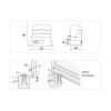 KIT R30/806 - sada pohonu pro posuvnou bránu do 800 kg