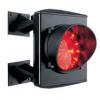 ASF25L1R - LED jednokomorový semafor kovový - červený 24 V