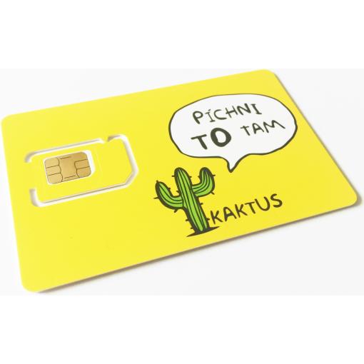 SIM karta Kaktus pro GSM ovladače