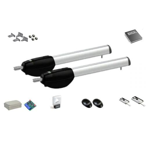 KIT BE20/410 - brushless motory Roger pro křídlovou bránu do 4m jednoho křídla