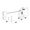 WIDES 4,15 m Kit - sada rychlé automatické závory WIDE-S s ramenem
