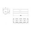 STAGE MB - černý C profil STAGE MB 95x86x5mm, délka 1 m