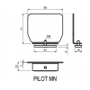 Kovová ucpávka PILOT MN pro C profil 95X86 mm