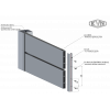 Profil na výplň 100x16x6000 mm, materiál EN AW-6060 T66, přírodní hliník bez povrchové úpravy, cena za KUS