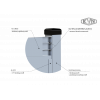 Profil na výplň 100x16x6000 mm, materiál EN AW-6060 T66, přírodní hliník bez povrchové úpravy, cena za KUS