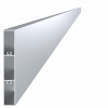 Profil na výplň 100x16x6000 mm, materiál EN AW-6060 T66, přírodní hliník bez povrchové úpravy, cena za KUS