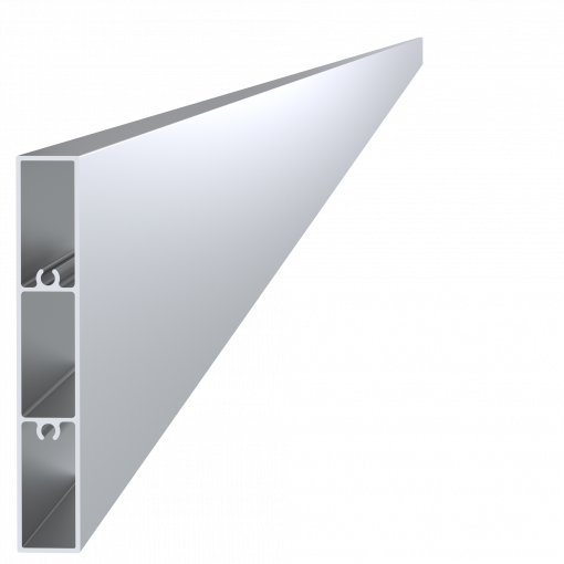 Profil na výplň 100x16x6000 mm, materiál EN AW-6060 T66, přírodní hliník bez povrchové úpravy, cena za KUS