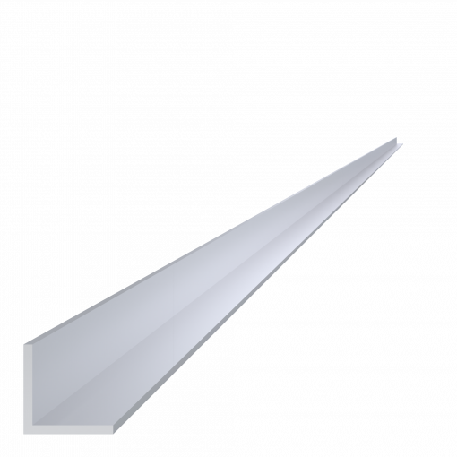 L profil 20x20x2mm, délka 6000 mm, materiál EN AW-6060 T66, přírodní hliník bez povrchové úpravy, cena za kus