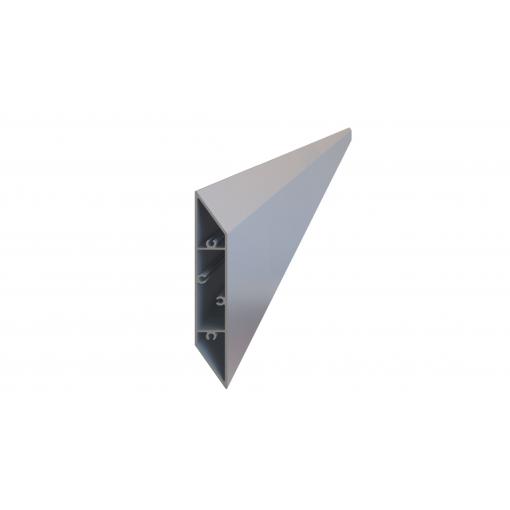 Profil na výplň 108x16x6000 mm, materiál EN AW-6060 T66, přírodní hliník bez povrchové úpravy, cena za KUS