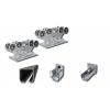 GRANDE-9 samonosný systém 140x140x6 mm pro posuvné brány do 1000 kg / 15 m otvor (C399G/Fe 2x 6 m černý profil, C3999G 2ks, C396G 2ks, C397G 2ks), intenzivní provoz