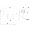 Doraz pro profil C920G závěsného systému