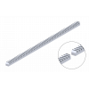 Hřeben kovový 30 x 30 mm, 1000 mm, pro pohony s pastorkem M6, max. do 5000kg, pozinkovaný, cena za kus