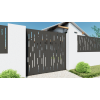 Designová kovová výplň, laserem vypálený vzor 8211, rozměr 1000x2000x2,0 mm, výška výpalku 34 mm, bez povrchové úpravy