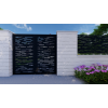 Designová kovová výplň, laserem vypálený vzor 8311, rozměr 1000x2000x2,0 mm, výška výpalku 15,5 mm, bez povrchové úpravy
