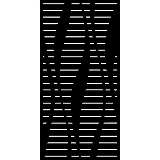Designová kovová výplň, laserem vypálený vzor 9341, rozměr 1000x2000x2,0mm, bez povrchové úpravy