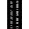 Designová kovová výplň, laserem vypálený vzor 9342, rozměr 1000x2000x2,0mm, bez povrchové úpravy