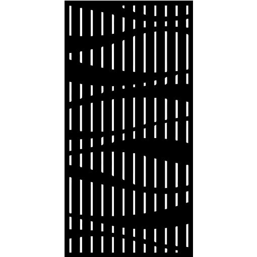 Designová kovová výplň, laserem vypálený vzor 9342, rozměr 1000x2000x2,0mm, bez povrchové úpravy