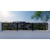 Designová kovová výplň, laserem vypálený vzor 1019, rozměr 1000x2000x2,5 mm, bez povrchové úpravy