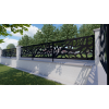 Designová kovová výplň, laserem vypálený vzor 1238, rozměr 1000x2000x2,5 mm, bez povrchové úpravy