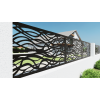 Designová kovová výplň, laserem vypálený vzor 1264, rozměr 1000x2000x2,5 mm, bez povrchové úpravy