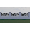 Designová kovová výplň, laserem vypálený vzor 1264, rozměr 1000x2000x2,5 mm, bez povrchové úpravy