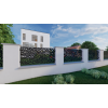 Designová kovová výplň, laserem vypálený vzor 1295, rozměr 1000x2000x2,5 mm, bez povrchové úpravy