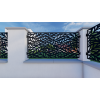 Designová kovová výplň, laserem vypálený vzor 1295, rozměr 1000x2000x2,5 mm, bez povrchové úpravy