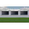 Designová kovová výplň, laserem vypálený vzor 9010, rozměr 1000x2000x2,5 mm, bez povrchové úpravy