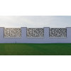 Designová kovová výplň, laserem vypálený vzor 1020, rozměr 1000x2000x3,0 mm, bez povrchové úpravy