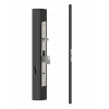 Profil 40x40x1,5 mm, H=2000 mm se zámkem, vhodný pro rám posuvné branky, bez povrchové úpravy, bez vložky