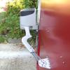 HYKE - pákový pohon pro křídlovou bránu do 3,5m/křídlo, se zabudovanou elektronikou HKA1, bez přijímače; motor 24V, 300W, 500Nm