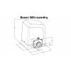 Boxer500Kit plná sada - Wi-Fi IoT pohon posuvné brány do 500 kg