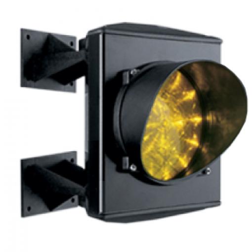 ASF25L1G230 - LED jednokomorový semafor kovový - žlutý 230 V