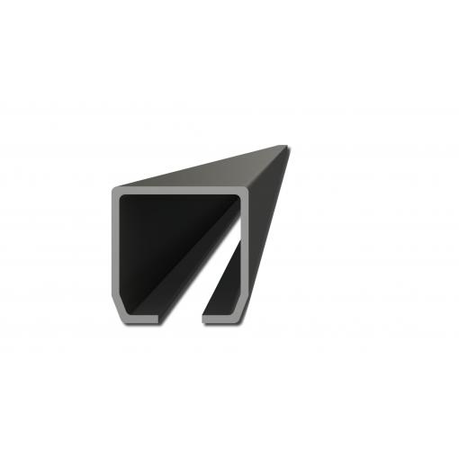 C399MFE - C profil 98x98x5mm černý, délka 1m