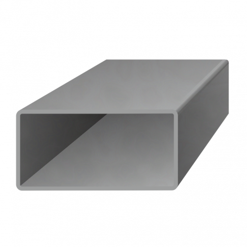 Jekl profil uzavřený 60 x 40 x 2 mm, hladký, cena za 1 bm