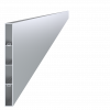 Profil na výplň 160x16x6000 mm, materiál EN AW-6060 T66, přírodní hliník bez povrchové úpravy, cena za KUS